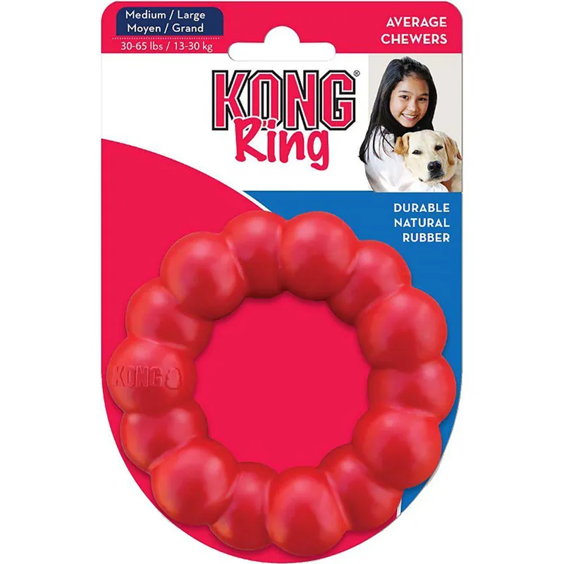 Superpris - KONG Ring Hundleksak - M/L