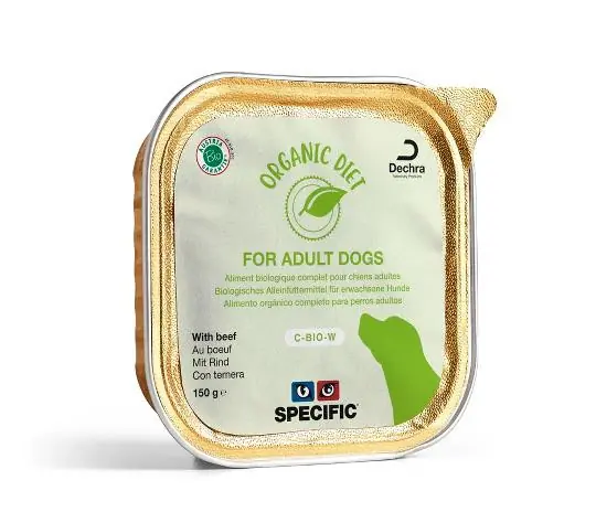 Extra bra pris - C-BIO-W Organic Beef Våtfoder för hund - 5 x 150 g