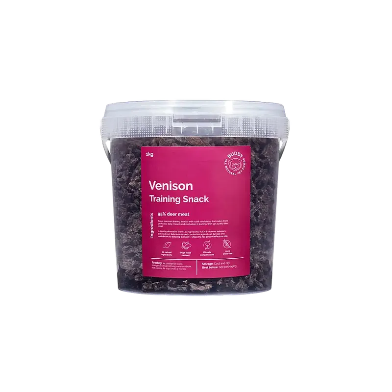 Buddy Training Snacks Venison 1 kg - Kampanjpris