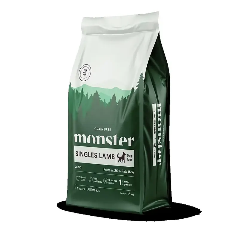 Bara idag | Monster Dog GF Singles Lamb 12 kg