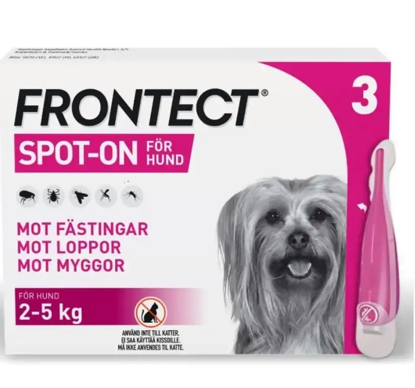 Frontect 2-5 kg, spot-on, lösning 3×0,5 ml | Precis inkommet