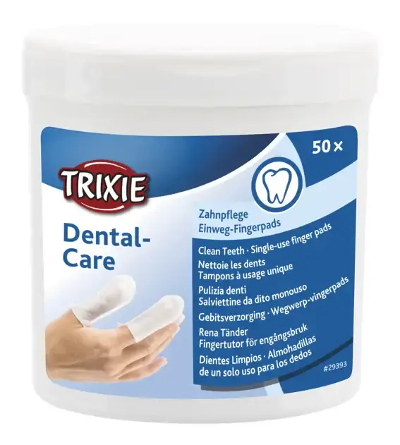 Trixie Fingerpads Mint För Tandvård - Nedsatt pris