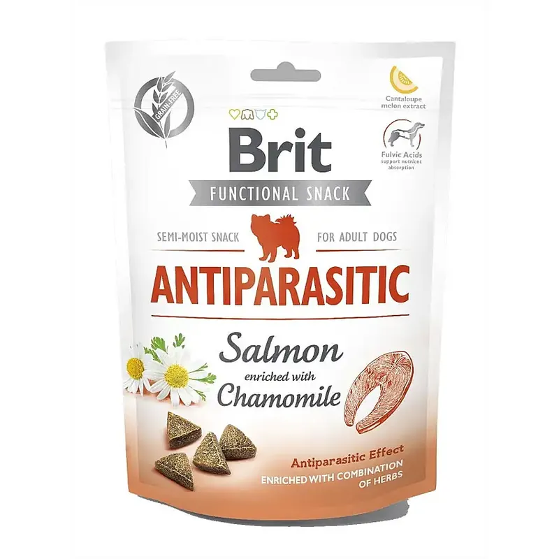 Brit Care Functional Snack Antiparasit Salmon | Bra pris