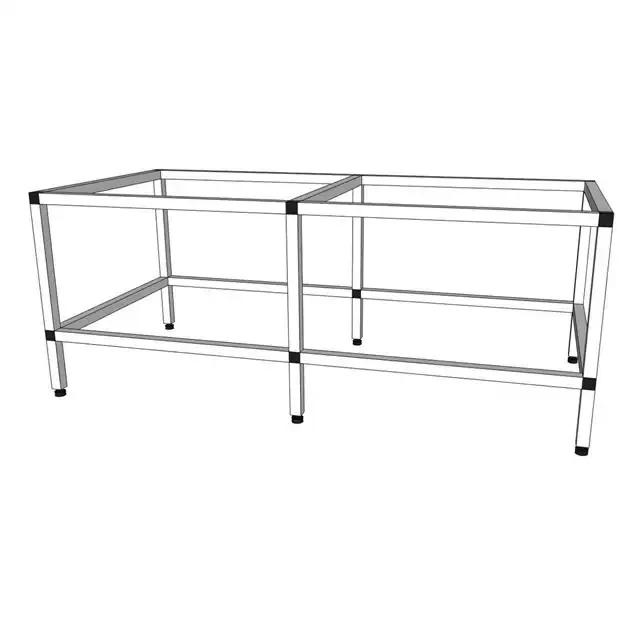 Akvarieställning i aluminium – 310 liter | I lager