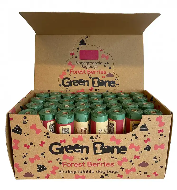 Green Bone Forest Berries Biobajspåsar 1 rulle | Rabatter