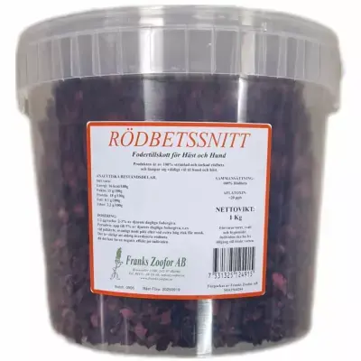 Rödbetssnitt 1 kg - Professionell kvalitet