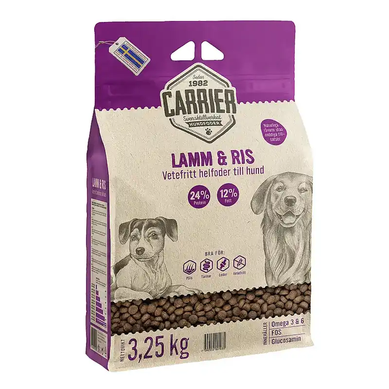 Rekommenderas - Carrier lamm & ris 3,25