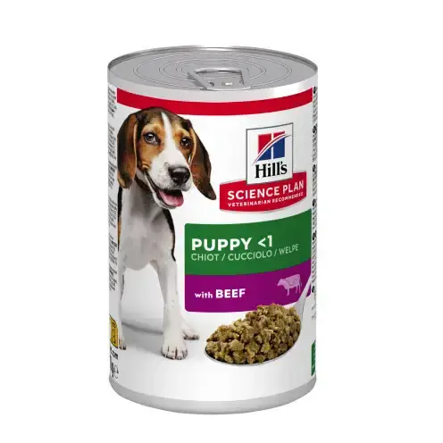 Tillverkarpris - Puppy våtfoder med nötkött – 12 x 370 g
