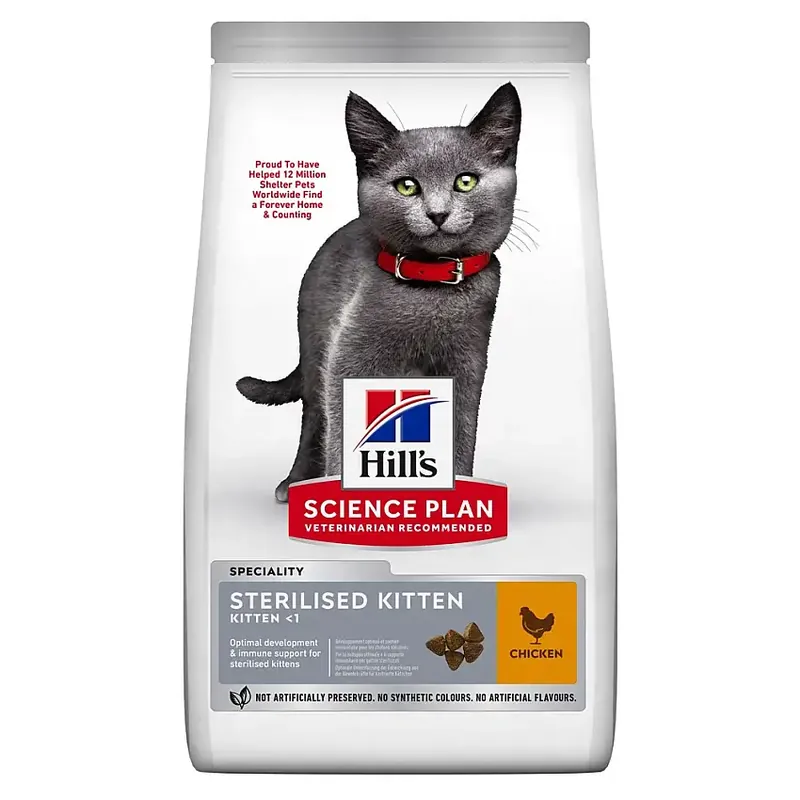 Rabatter - Hill’s Science Plan Sterilised Kitten Chicken 10 kg
