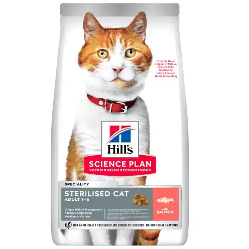 Under begränsad tid | Adult Sterilised Cat torrfoder med Lax – 1,5 kg
