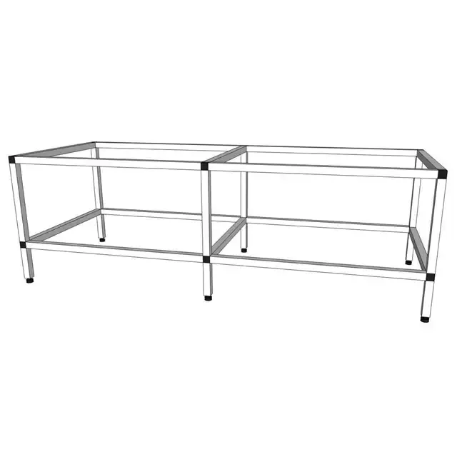 Rabatt - Akvarieställning i aluminium – 540 liter