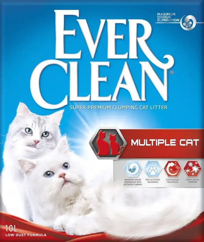 Endast ett fåtal kvar - Ever Clean Multiple Cat 10 L