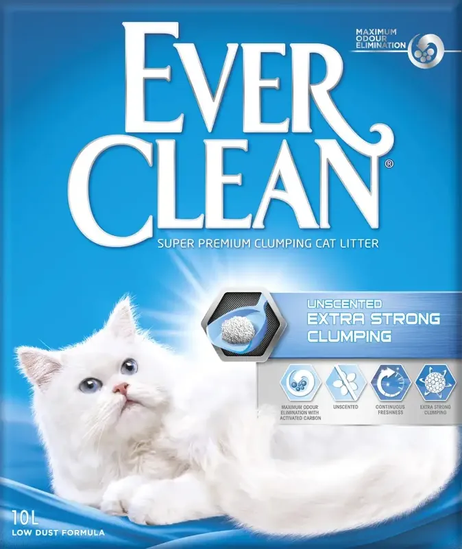 Ever Clean Extra Strong Unscented 10 L | Kampanjpris