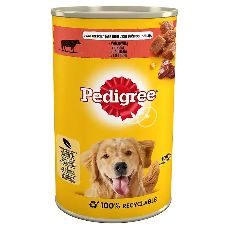 PEDIGREE Adult våtfoder med nötkött 1200g | Populärt just nu