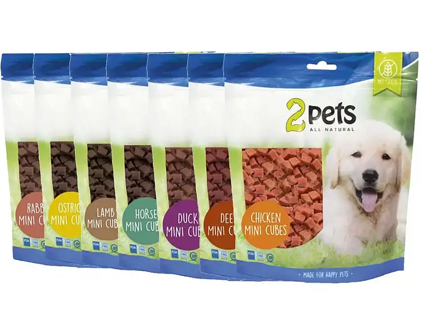 2pets Hundgodis Mini Cubes 400g - Premium