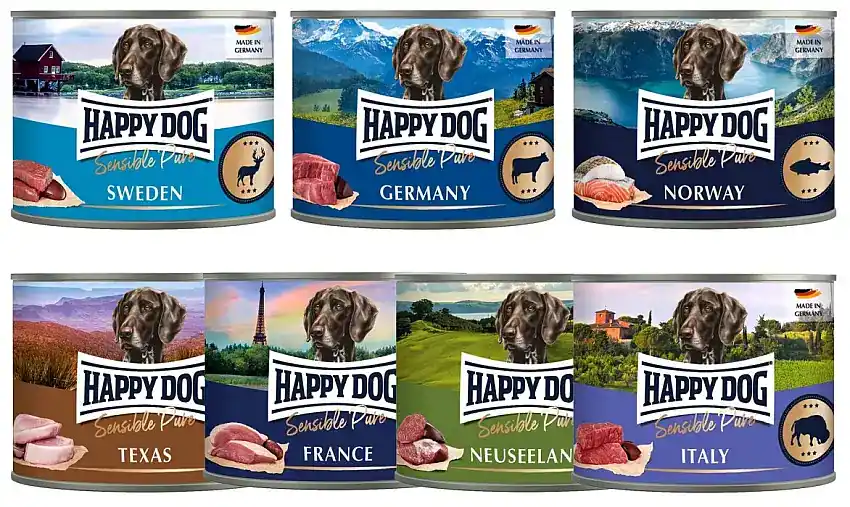 Handla säkert - Happy Dog Våtfoder 200g
