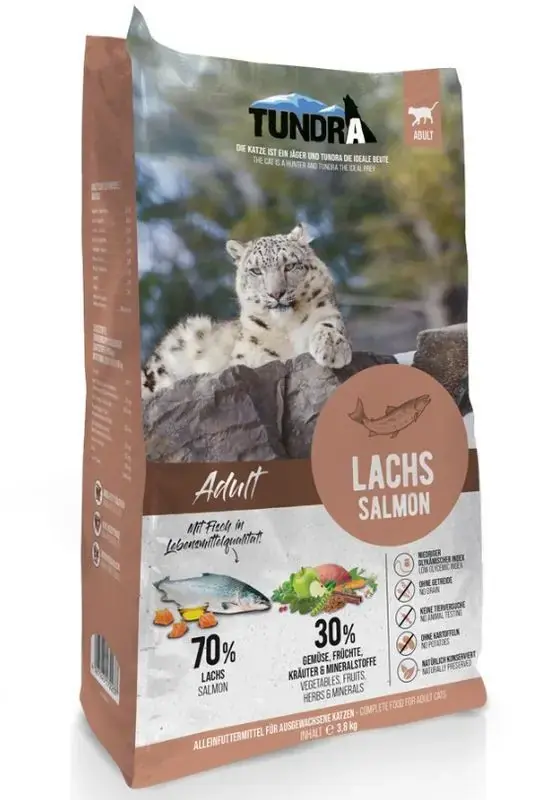 Outlet | Tundra kattfoder lax 3,8 kg