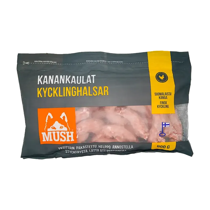 Dagens erbjudande | Mush Basic Kycklinghals 800g