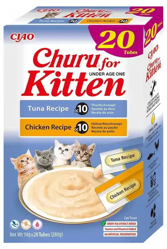 Hög kvalitet | Churu Kitten blandad 20 st