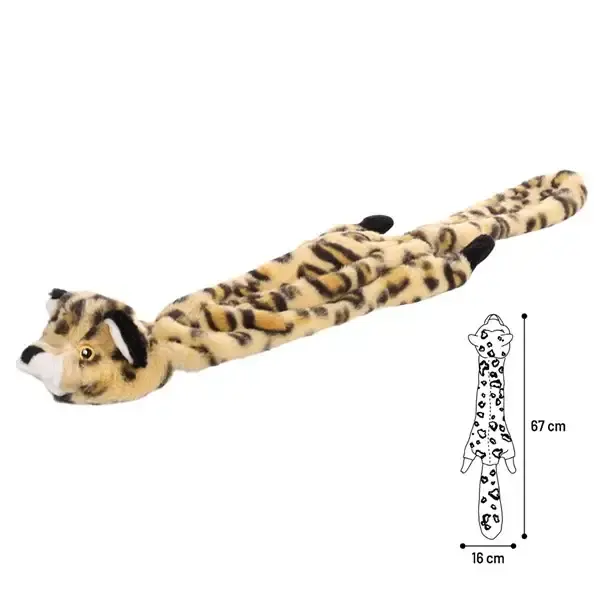 Dagens erbjudande - Hundleksak ”skinnies” Leopard