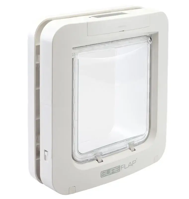 Trygg betalning - Kattlucka Sureflap microchip XL vit