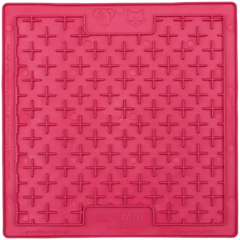 Lickimat Cat Buddy rosa 20 x 20 cm - Rabatter