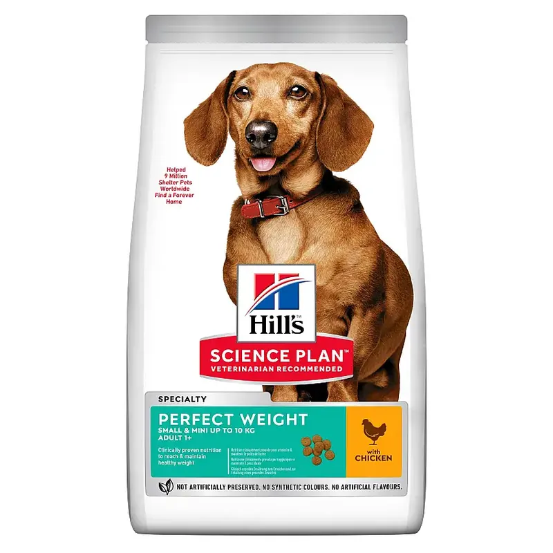 Begränsat antal - Adult Small & Mini Perfect Weight Chicken Hundfoder-CW452242