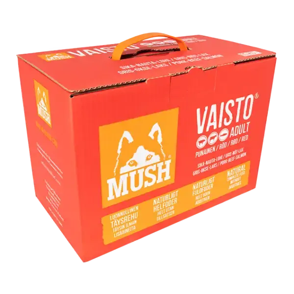 Begränsat lager | Mush Vaisto Röd 10kg