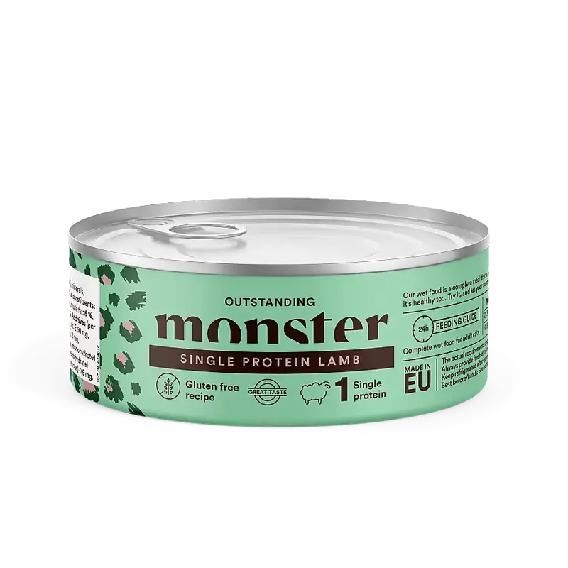 Single Protein Lamb Våtfoder för katt 100g-W452287 - Toppsäljare