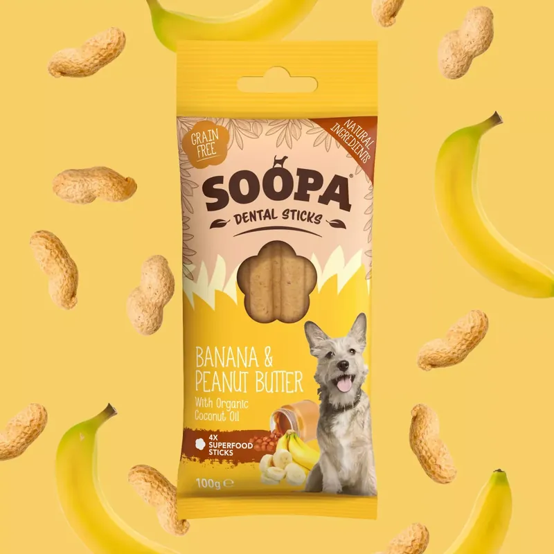 Superpris - Soopa Sticks Banan & Jordnötssmör