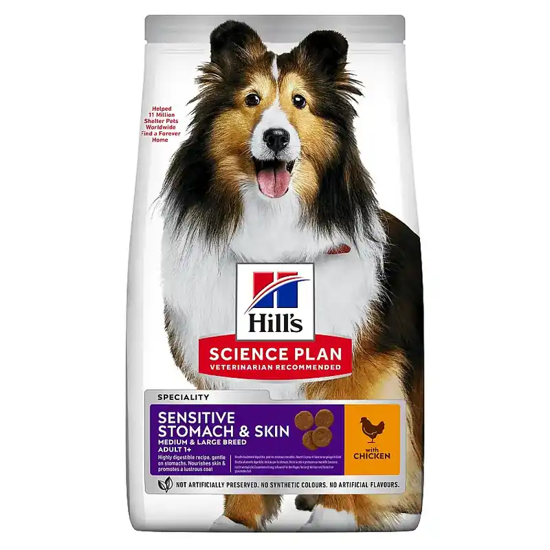 Adult Medium Sensitive Stomach & Skin Hundfoder-CW452240 - Nyhet