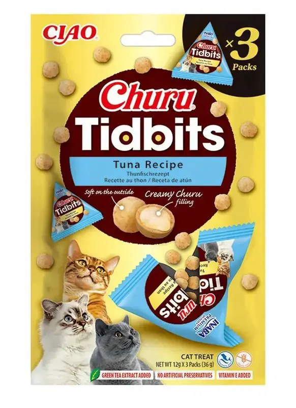 Favorit - Churu Tidbits Tuna, 3st