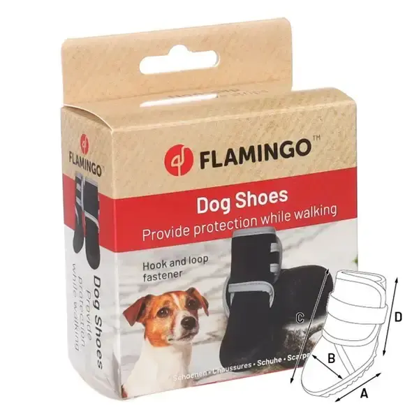 Begränsat lager - Hundsko Laky svart 2-pack M