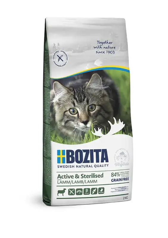 Snabb leverans - Bozita Active & Ster Lamm 2kg