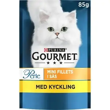 Perle Mini Fillets Kyckling Våtfoder för katt 85g-W453117 - Kanonpris