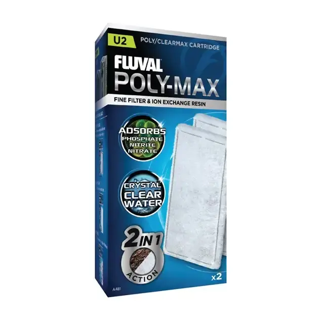 Beställ nu | Fluval U2 Poly-Max – Filtermatta – 2-pack