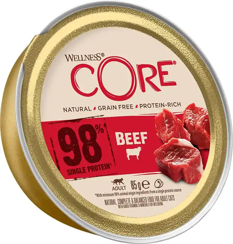 Skynda dig | Core cat 98% beef för katter 85 g
