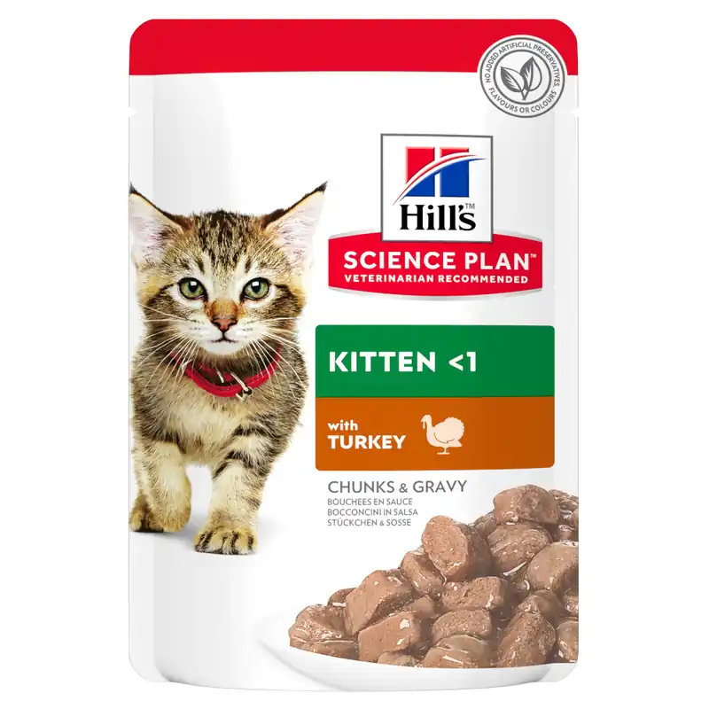 Hill’s Science Plan Kitten 48 x 85 g Turkey - Superpris