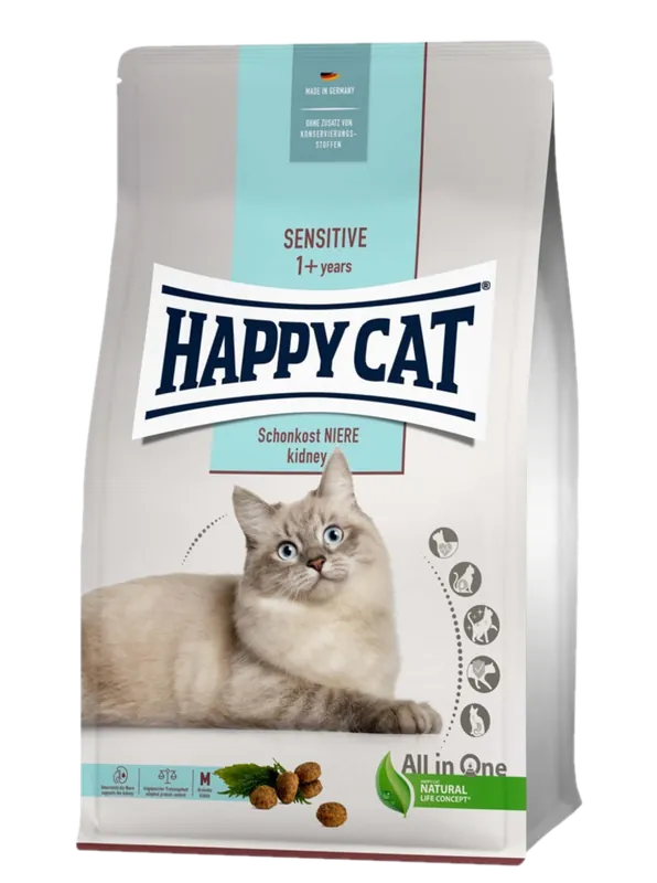 Efterfrågad | Sensitive Renal kidney, 4 kg – Katt – Kattfoder & kattmat – Torrfoder till katt – Happy Cat – ZOO.se