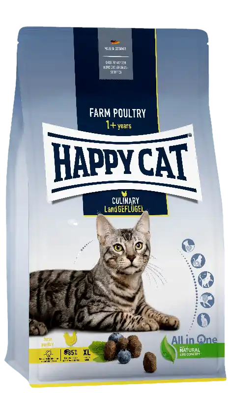 Köp nu - Adult Poultry 4 kg – Katt – Kattfoder & kattmat – Torrfoder till katt – Happy Cat – ZOO.se