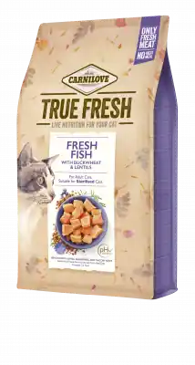 True Fresh Cat Fish 4,8 kg – Katt – Kattfoder & kattmat – Torrfoder till katt – Carnilove – ZOO.se - Reapris