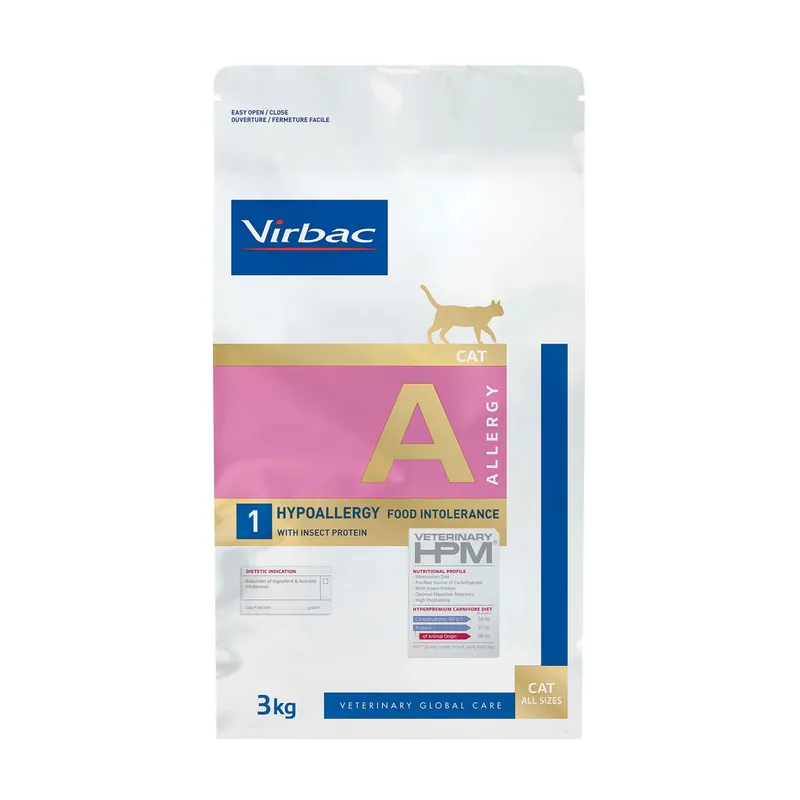 Cat A1 Allergy Torrfoder till Katt – 3 kg | Topprodukt