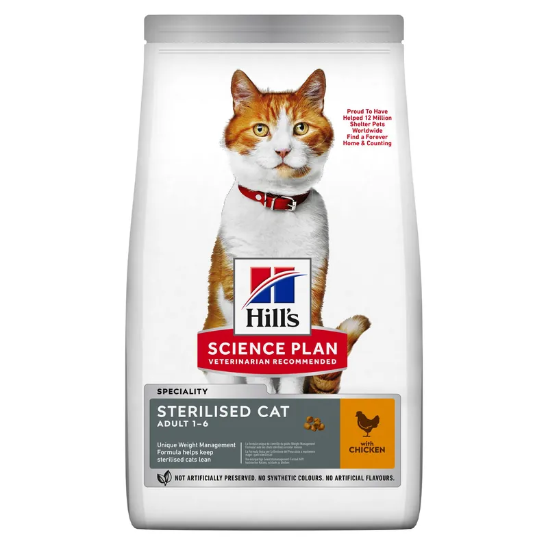 Adult Sterilised Cat torrfoder med kyckling – 10 kg | Kampanjpris