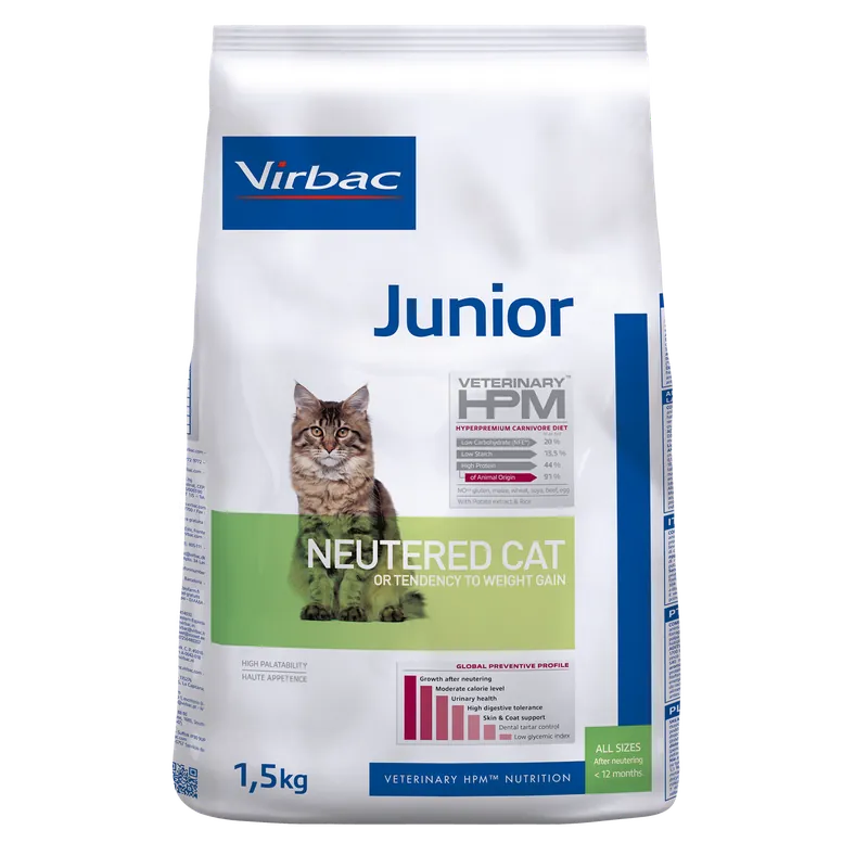 Junior Neutered Cat – 1,5 kg - Fynd