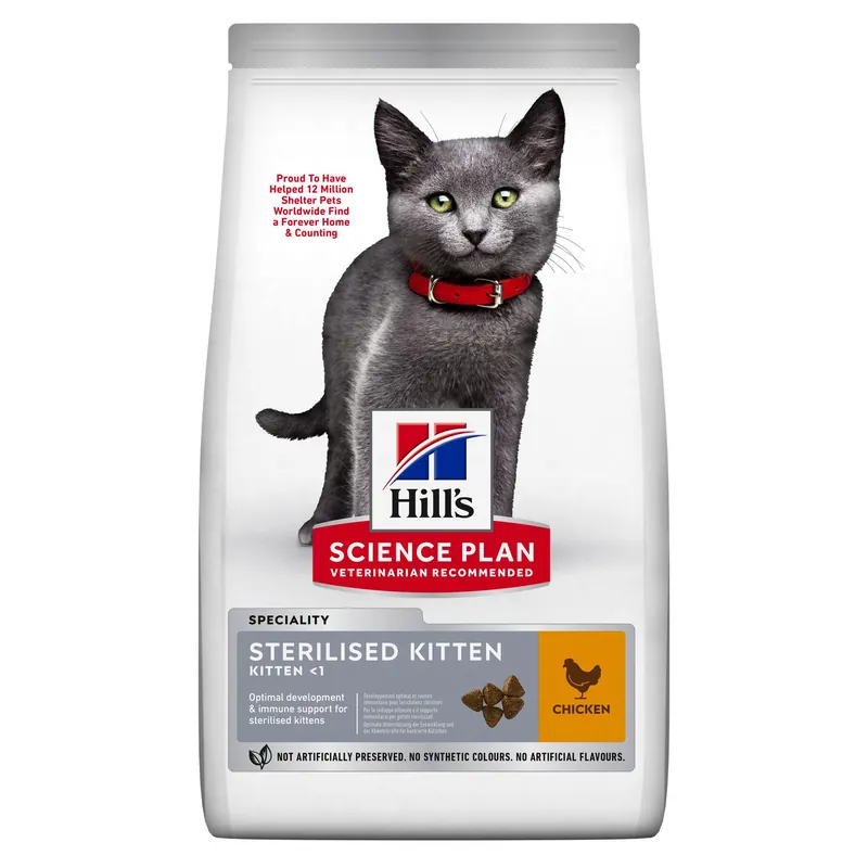 Sterilised Kitten Torrfoder med Kyckling – 10 kg - Superpris