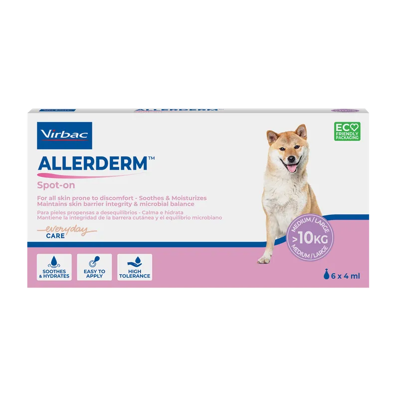 Allerderm Spot On Lipid Emulsion – 6 x 4 ml | Nedsatt pris