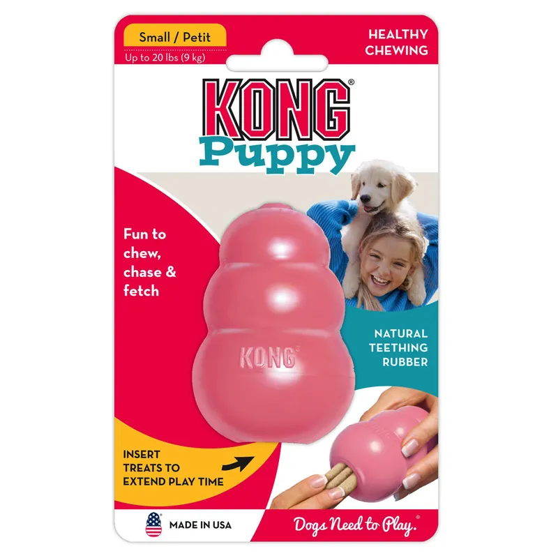Premium - Puppy KONG – S, rosa