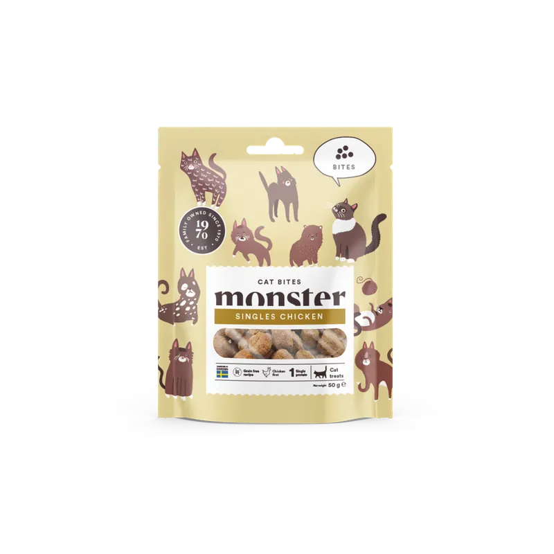 Sänkt pris | Cat Bites Chicken Kattgodis – 50 g