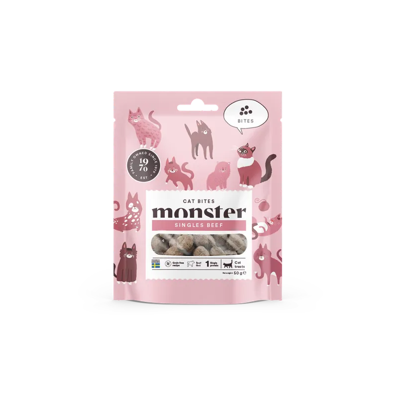 Passa på | Cat Bites Beef Kattgodis – 50 g