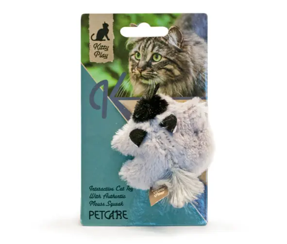 Kitty Play Squeaking Cat Toys – Racoon - Kampanj